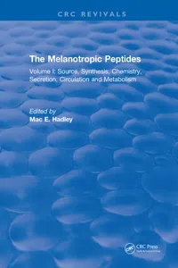 The Melanotropic Peptides_cover