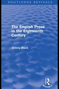 The English Press in the Eighteenth Century_cover