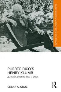 Puerto Rico's Henry Klumb_cover