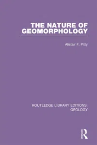 The Nature of Geomorphology_cover