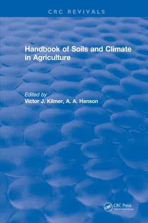 Handbook of Soils and Climate in Agriculture