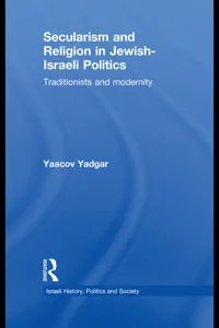 Secularism and Religion in Jewish-Israeli Politics_cover