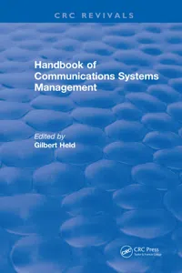 Handbook of Communications Systems Management_cover