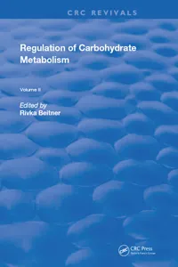 Regulation Of Carbohydrate Metabolism_cover