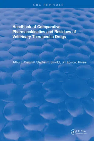 Handbook of Comparative Pharmacokinetics and Residues of Veterinary Therapeutic Drugs