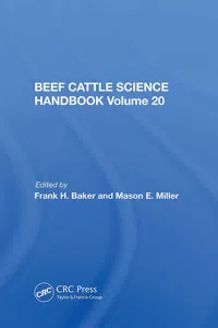 Beef Cattle Science Handbook, Vol. 20_cover