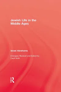 Jewish Life In The Middle Ages_cover