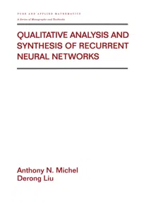 Qualitative Analysis and Synthesis of Recurrent Neural Networks_cover