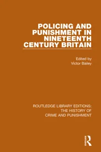 Policing and Punishment in Nineteenth Century Britain_cover