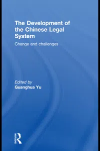 The Development of the Chinese Legal System_cover