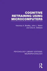 Cognitive Retraining Using Microcomputers_cover