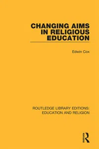 Changing Aims in Religious Education_cover