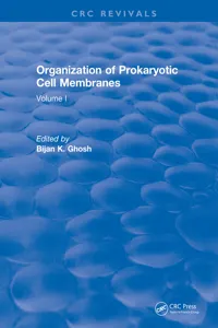 Organization of Prokaryotic Cell Membranes_cover