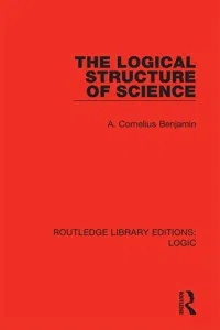 The Logical Structure of Science_cover