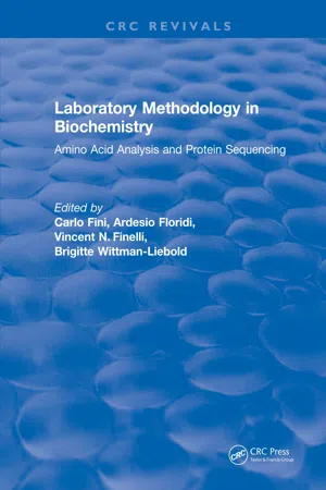 Laboratory Methodology in Biochemistry