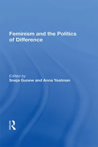 Feminism And The Politics Of Difference_cover