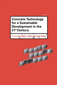 Concrete Technology for a Sustainable Development in the 21st Century_cover