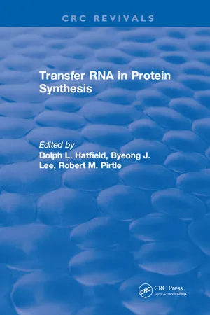 Transfer RNA in Protein Synthesis