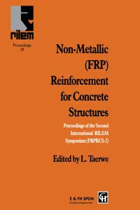 Non-Metallic Reinforcement for Concrete Structures_cover