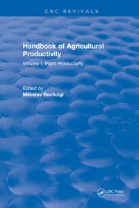Handbook of Agricultural Productivity_cover