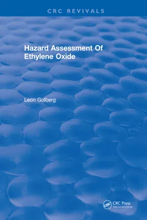 Hazard Assessment Of Ethylene Oxide