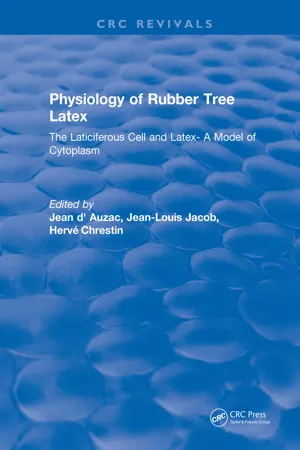 Physiology of Rubber Tree Latex