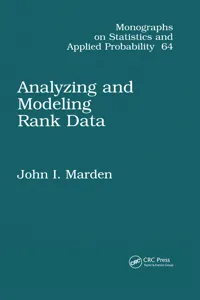 Analyzing and Modeling Rank Data_cover