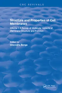 Structure and Properties of Cell Membrane Structure and Properties of Cell Membranes_cover