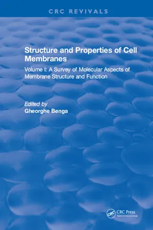 Structure and Properties of Cell Membrane Structure and Properties of Cell Membranes