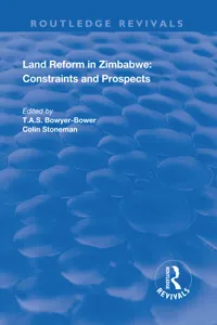 Land Reform in Zimbabwe: Constraints and Prospects_cover