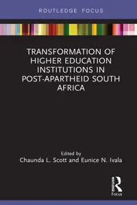 Transformation of Higher Education Institutions in Post-Apartheid South Africa_cover