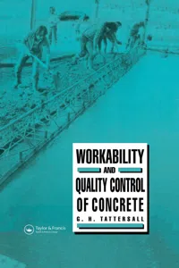 Workability and Quality Control of Concrete_cover