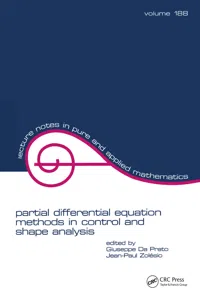 partial differential equation methods in control and shape analysis_cover