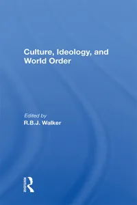 Culture, Ideology, And World Order_cover