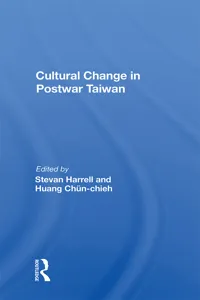 Cultural Change In Postwar Taiwan_cover