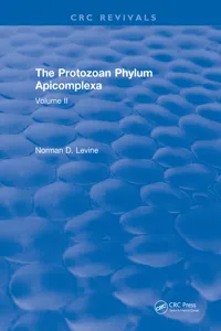 The Protozoan Phylum Apicomplexa_cover