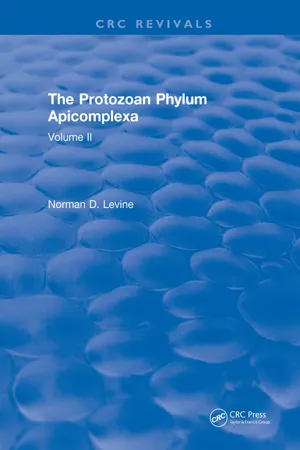 The Protozoan Phylum Apicomplexa