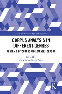 Corpus Analysis in Different Genres_cover