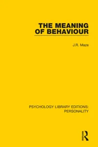 The Meaning of Behaviour_cover
