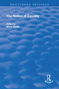 The Notion of Equality_cover