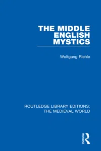 The Middle English Mystics_cover