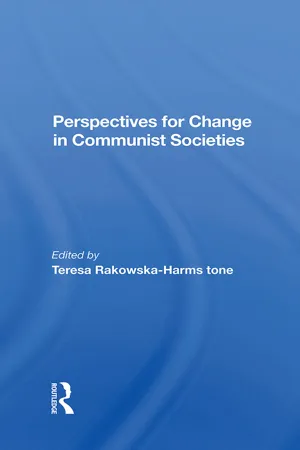 Perspectives For Change In Communist Societies