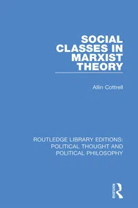 Social Classes in Marxist Theory_cover