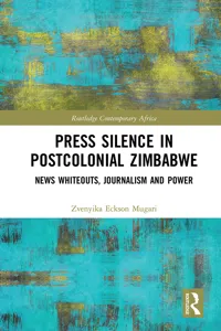 Press Silence in Postcolonial Zimbabwe_cover