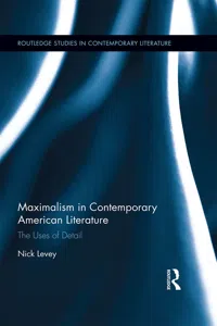 Maximalism in Contemporary American Literature_cover