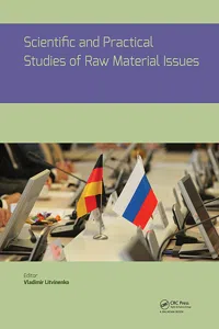 Scientific and Practical Studies of Raw Material Issues_cover