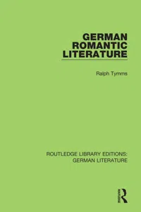 German Romantic Literature_cover