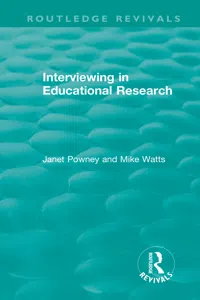 Interviewing in Educational Research_cover