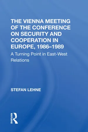 The Vienna Meeting Of The Conference On Security And Cooperation In Europe, 19861989