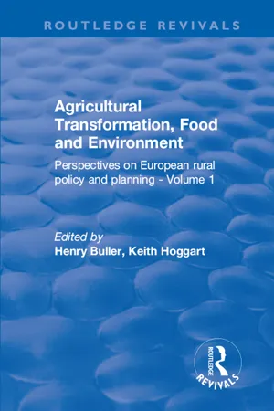 Agricultural Transformation, Food and Environment